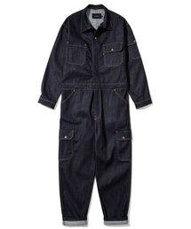SAINTCREW（セントクルー）の「Engineered IFIT Cargo Jumpsuit EIC-519 Denim Indigo（つなぎ/オールインワン・レディース）」