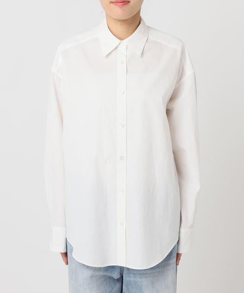 plage(プラージュ)の「CLEAN COTTON シャツ(シャツ/ブラウス・レディース・ホワイト/エメラルドブルー・FREE)」の15枚目の写真