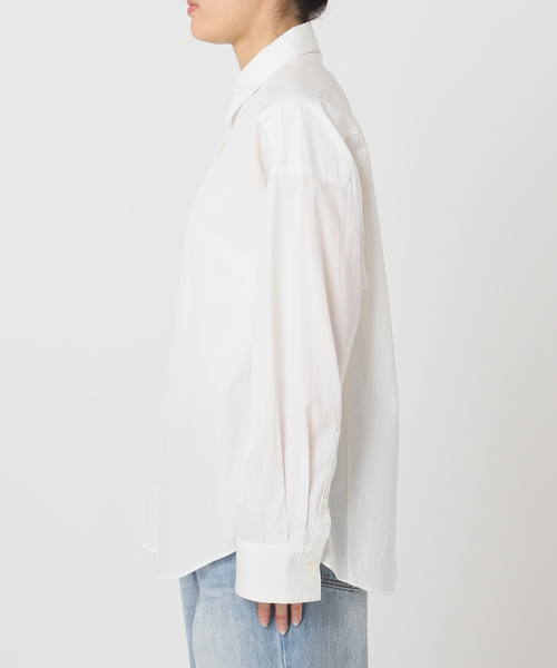 plage(プラージュ)の「CLEAN COTTON シャツ(シャツ/ブラウス・レディース・ホワイト/エメラルドブルー・FREE)」の16枚目の写真