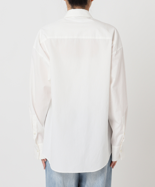 plage(プラージュ)の「CLEAN COTTON シャツ(シャツ/ブラウス・レディース・ホワイト/エメラルドブルー・FREE)」の17枚目の写真