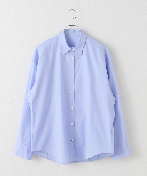 plage(プラージュ)の「CLEAN COTTON シャツ(シャツ/ブラウス・レディース・ホワイト/エメラルドブルー・FREE)」の22枚目の写真