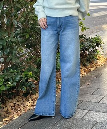 ストレートフレアデニム