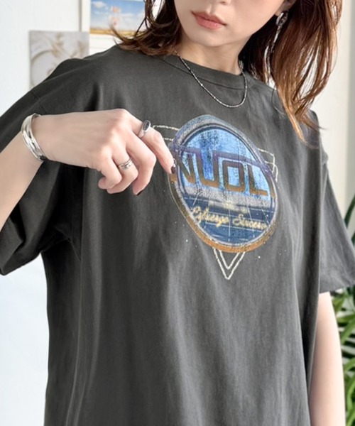 Java(ジャバ)の「《JaVaジャバコラボ》遊びと余裕をこの1枚で。コットン100%コンパクトグラフィックロゴTEE(半袖)(Tシャツ/カットソー・レディース・ブルー系その他/オレンジ系その他2/ブルー系その他2/パープル系その他・LARGE/MEDIUM/SMALL/X-LARGE)」の7枚目の写真