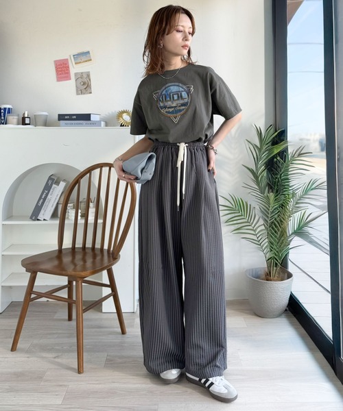 Java(ジャバ)の「《JaVaジャバコラボ》遊びと余裕をこの1枚で。コットン100%コンパクトグラフィックロゴTEE(半袖)(Tシャツ/カットソー・レディース・ブルー系その他/オレンジ系その他2/ブルー系その他2/パープル系その他・LARGE/MEDIUM/SMALL/X-LARGE)」の10枚目の写真