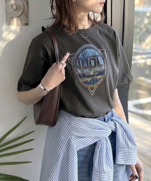 Java(ジャバ)の「《JaVaジャバコラボ》遊びと余裕をこの1枚で。コットン100%コンパクトグラフィックロゴTEE(半袖)(Tシャツ/カットソー・レディース・ブルー系その他/オレンジ系その他2/ブルー系その他2/パープル系その他・LARGE/MEDIUM/SMALL/X-LARGE)」の18枚目の写真