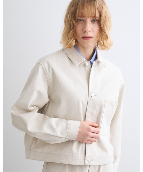 Traditional Weatherwear（トラディショナルウェザーウェア）の「WORK JACKET 201D（ブルゾン・レディース・オートミール・34/32）」の6枚目の写真