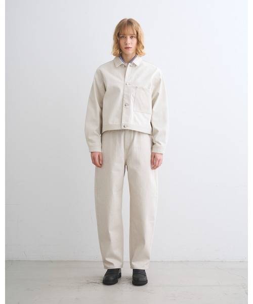 Traditional Weatherwear（トラディショナルウェザーウェア）の「WORK JACKET 201D（ブルゾン・レディース・オートミール・34/32）」の3枚目の写真