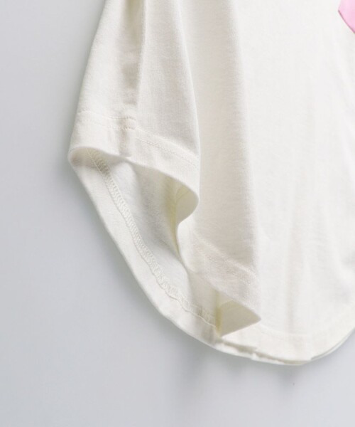 DRC branshes(ディーアールシーブランシェス)の「【WEB限定/DRC】ワッペン長袖Tシャツ(Tシャツ/カットソー・キッズ・チャコールグレー/オフホワイト/ピンク/ブルーグレー/その他・130/140/120/150/110/100)」の9枚目の写真