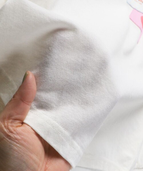 DRC branshes(ディーアールシーブランシェス)の「【WEB限定/DRC】ワッペン長袖Tシャツ(Tシャツ/カットソー・キッズ・チャコールグレー/オフホワイト/ピンク/ブルーグレー/その他・130/140/120/150/110/100)」の6枚目の写真