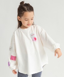 DRC branshes（ディーアールシーブランシェス）の「【WEB限定/DRC】ワッペン長袖Tシャツ（Tシャツ/カットソー）」