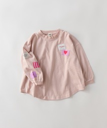 DRC branshes（ディーアールシーブランシェス）の「【WEB限定 DRC】ワッペン長袖Tシャツ（Tシャツ/カットソー）」