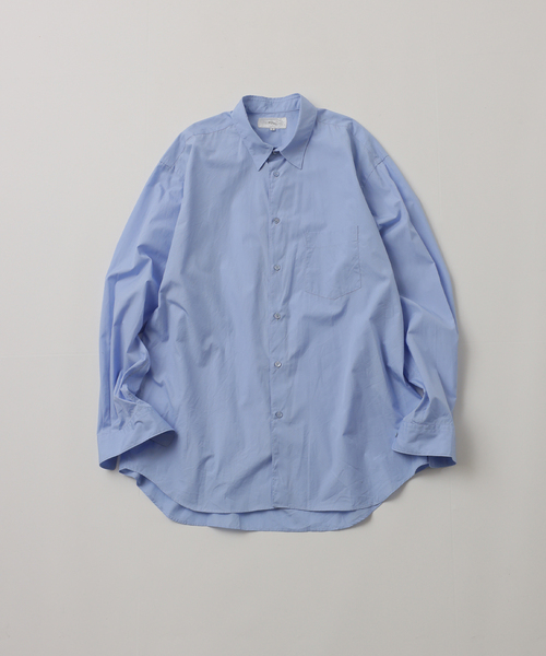 UNFOLLOW(アンフォロー)の「【FOLL / フォル】superfine cotton everyday shirt(シャツ/ブラウス・メンズ・ホワイト/ブルー系その他・3/2)」の1枚目の写真