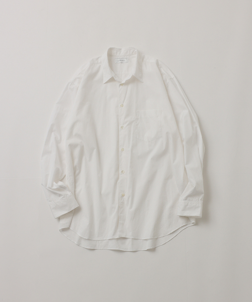 UNFOLLOW(アンフォロー)の「【FOLL / フォル】superfine cotton everyday shirt(シャツ/ブラウス・メンズ・ホワイト/ブルー系その他・3/2)」の2枚目の写真
