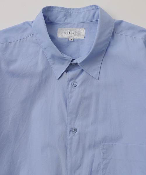 UNFOLLOW(アンフォロー)の「【FOLL / フォル】superfine cotton everyday shirt(シャツ/ブラウス・メンズ・ホワイト/ブルー系その他・3/2)」の3枚目の写真