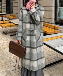 ダッフルコート（チェック柄）ファッション通販 - ZOZOTOWN