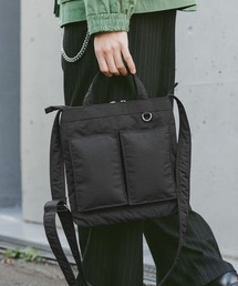 RAGEBLUE | 2WAY DOUBLE POCKET SHOLDER BAG / ダブルポケットショルダーバッグ(ショルダーバッグ)