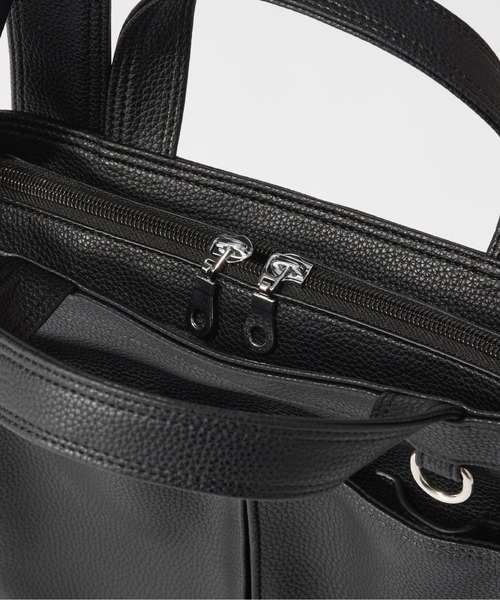 RAGEBLUE(レイジブルー)の「2WAY DOUBLE POCKET SHOLDER BAG / ダブルポケットショルダーバッグ(ショルダーバッグ・メンズ・ブラック系その他/カーキ/ブラック・ONE SIZE)」の7枚目の写真