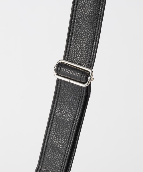 RAGEBLUE(レイジブルー)の「2WAY DOUBLE POCKET SHOLDER BAG / ダブルポケットショルダーバッグ(ショルダーバッグ・メンズ・ブラック系その他/カーキ/ブラック・ONE SIZE)」の8枚目の写真