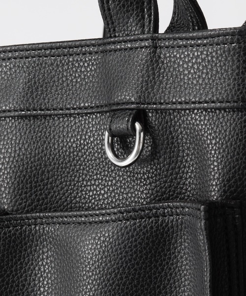 RAGEBLUE(レイジブルー)の「2WAY DOUBLE POCKET SHOLDER BAG / ダブルポケットショルダーバッグ(ショルダーバッグ・メンズ・ブラック系その他/カーキ/ブラック・ONE SIZE)」の10枚目の写真