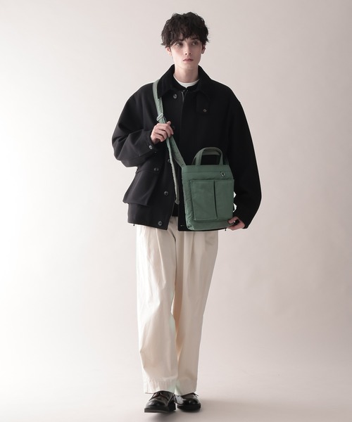 RAGEBLUE（レイジブルー）の「2WAY DOUBLE POCKET SHOLDER BAG / ダブルポケットショルダーバッグ（ショルダーバッグ・メンズ・ブラック系その他/カーキ/ブラック・ONE SIZE）」の15枚目の写真