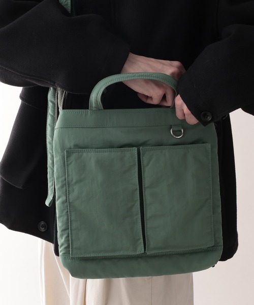 RAGEBLUE（レイジブルー）の「2WAY DOUBLE POCKET SHOLDER BAG / ダブルポケットショルダーバッグ（ショルダーバッグ・メンズ・ブラック系その他/カーキ/ブラック・ONE SIZE）」の19枚目の写真