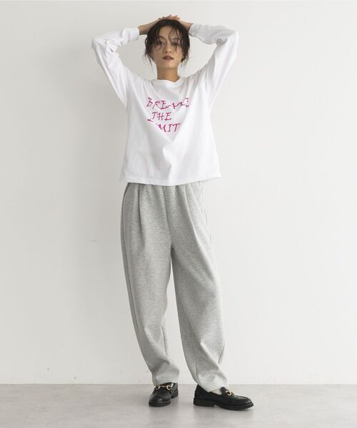 GARAGE OF GOOD CLOTHING(ガレージオブグッドクロージング)の「ダンボールカーブパンツ(その他パンツ・レディース・ブラック/グレー系その他・FREE)」の7枚目の写真