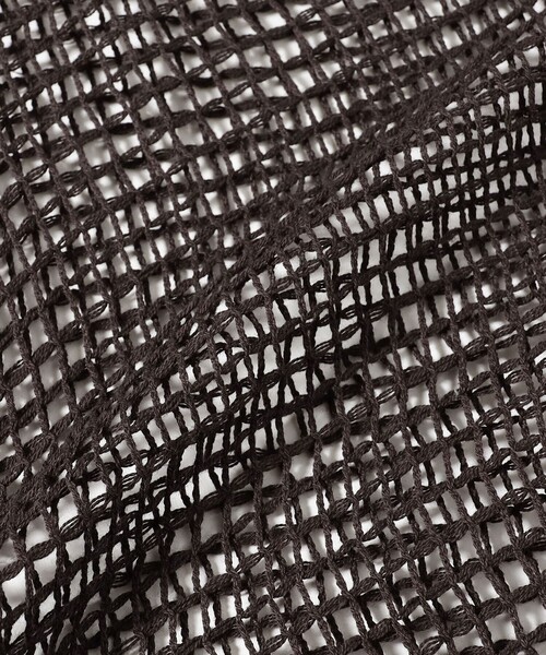 BEAMS BOY（ビームスボーイ）の「ビッグ メッシュ フーディー（パーカー・レディース・ネイビー/オフホワイト/ブラウン・ONE SIZE）」の12枚目の写真