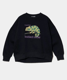 CUBE SUGAR | CUBE SUGAR/キューブシュガー　裏起毛アニマルプリントPO(スウェット)