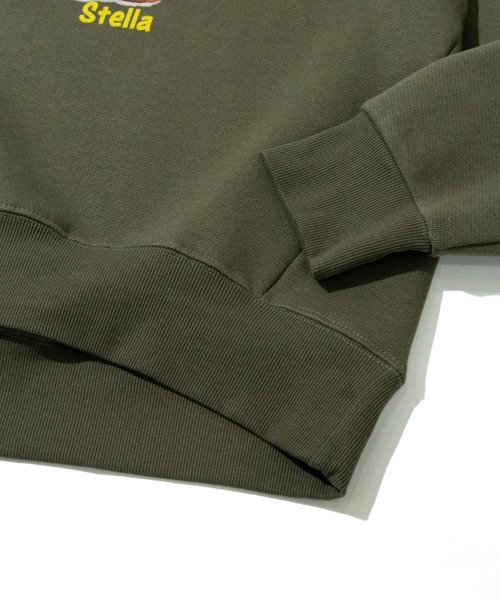 CUBE SUGAR（キューブシュガー）の「CUBE SUGAR/キューブシュガー　裏起毛アニマルプリントPO（スウェット・レディース・ナチュラル/ブラック/カーキ・FREE）」の8枚目の写真