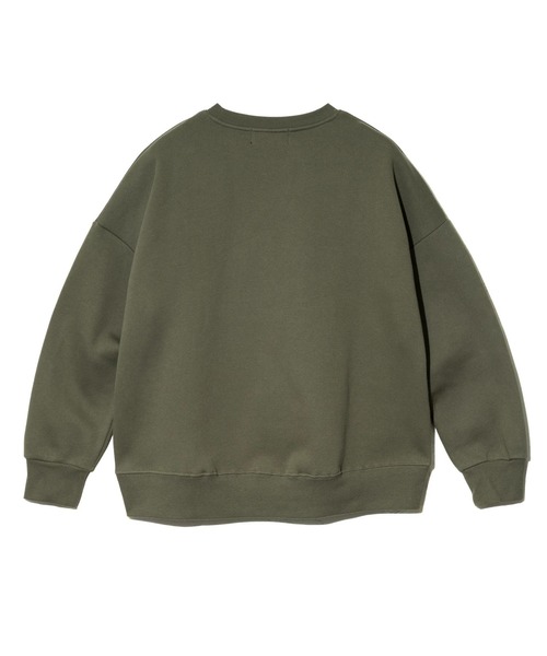 CUBE SUGAR（キューブシュガー）の「CUBE SUGAR/キューブシュガー　裏起毛アニマルプリントPO（スウェット・レディース・ナチュラル/ブラック/カーキ・FREE）」の11枚目の写真