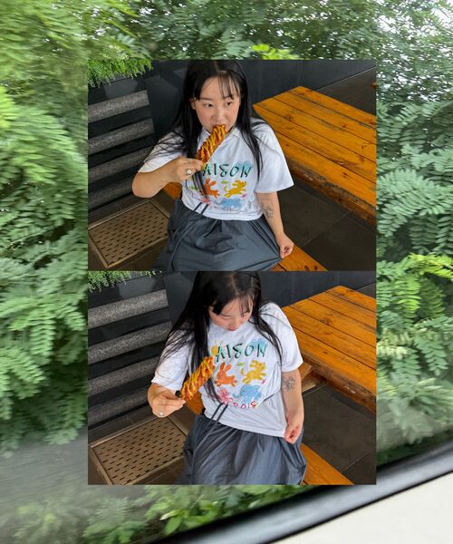 ROIDESROIS(ロワデロワ)の「メゾンジョイフル 半袖Tシャツ (ホワイト)(Tシャツ/カットソー・レディース・その他・S/M/L/2XL/XL)」の7枚目の写真
