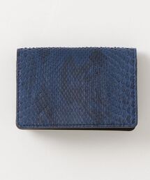 L.E.D.BITES（エルイーディーバイツ）の「藍染パイソンレザー　名刺入れ/カードケース（名刺入れ）」