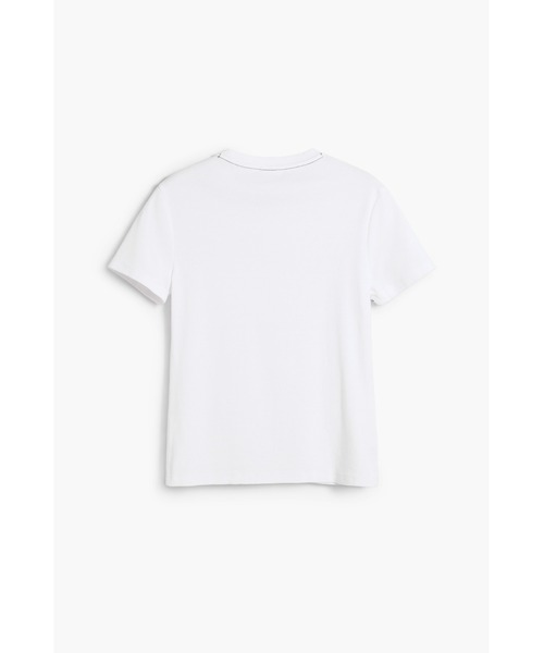 Desigual(デシグアル)の「DesigualロゴプリントベーシックT 白 黒(Tシャツ/カットソー・レディース・ブラック/ホワイト・S/XS/M/L/XL)」の4枚目の写真