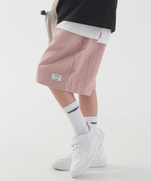 PIANER KIDS（ピアネールキッズ）の「ウォッシュド切り替えハーフパンツ（ダスティピンク）（その他パンツ）」