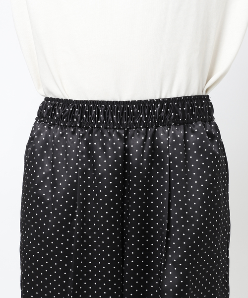 SLOBE IENA(スローブイエナ)の「ドットプリントサテンイージーパンツ(その他パンツ・レディース・ブラック/ホワイト・FREE)」の22枚目の写真