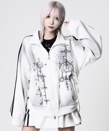 REFLEM（レフレム）の「『REFLEM/レフレム』顔料加工プリントトラックジャージ（ジャージ）」