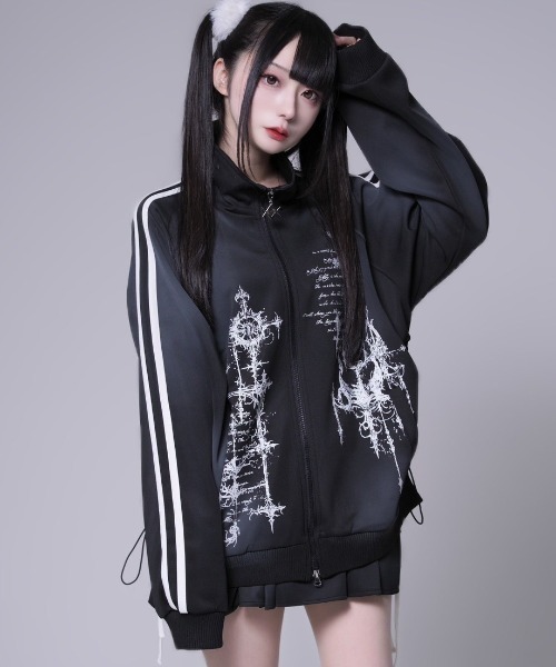 REFLEM/レフレム』顔料加工プリントトラックジャージ（ジャージ