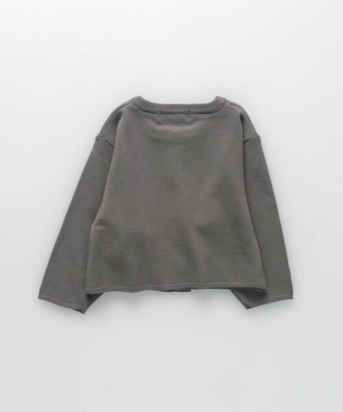 BRANSHES（ブランシェス）の「【ベビー/マシーンウォッシャブル】ニットカーディガン（カーディガン/ボレロ・キッズ・ベージュ/チャコールグレー・FREE）」の13枚目の写真