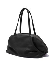 MR.OLIVE | MR.OLIVE/ミスターオリーブ  IMPERMA-LEATHER DRAPE BOSTON BAG 牛革 レザー ボストンバッグ 2026年春夏(ボストンバッグ)