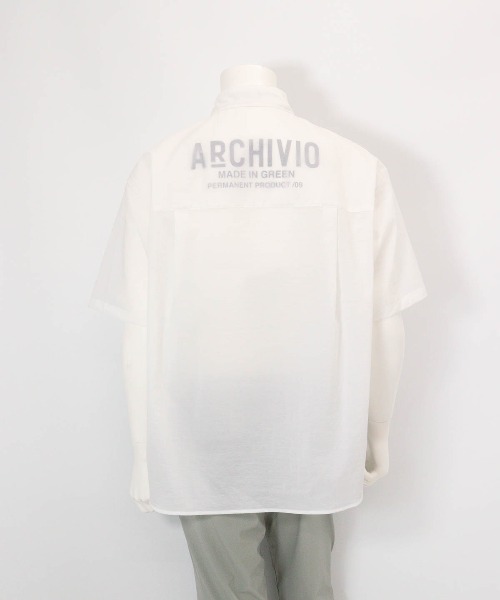 archivio(アルチビオ)の「<MENS>撥水冷感シアーシャツ(シャツ/ブラウス・メンズ・ホワイト/ライトグリーン/ライトブルー・LL/L/M)」の9枚目の写真