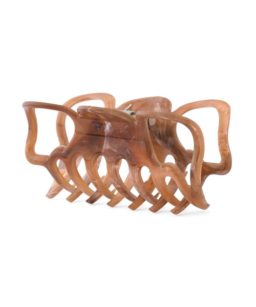 ANEMONE（アネモネ）の「ドイツ製マーブルバンス（バレッタ/ヘアクリップ・レディース・ブラウン/ベージュ/グレー・FREE）」の4枚目の写真