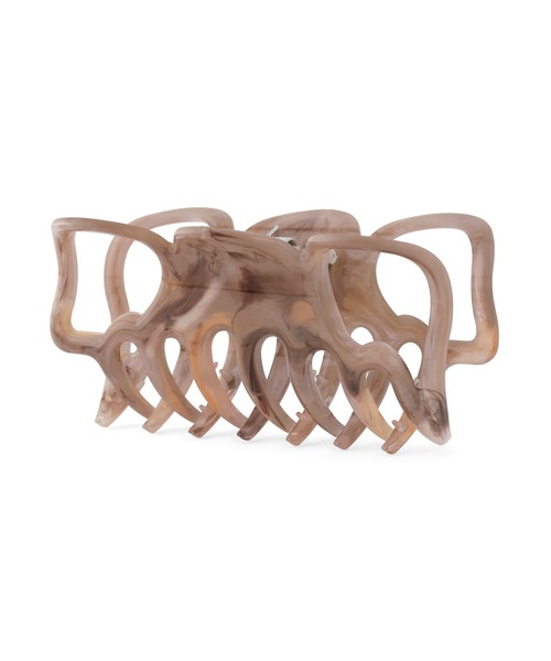 ANEMONE（アネモネ）の「ドイツ製マーブルバンス（バレッタ/ヘアクリップ・レディース・ブラウン/ベージュ/グレー・FREE）」の5枚目の写真