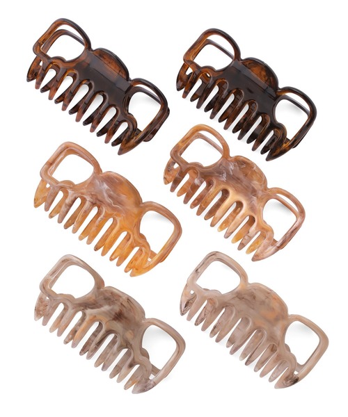 ANEMONE（アネモネ）の「ドイツ製マーブルバンス（バレッタ/ヘアクリップ・レディース・ブラウン/ベージュ/グレー・FREE）」の9枚目の写真