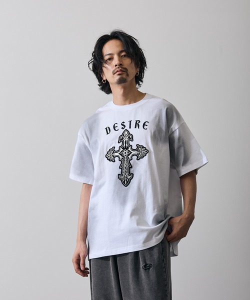 improves(インプローブス)の「天竺 クロス 半袖Tシャツ(Tシャツ/カットソー・メンズ・ブラック/カーキ/ホワイト・MEDIUM/LARGE)」の1枚目の写真