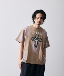 天竺 クロス 半袖Tシャツ