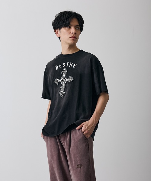 improves(インプローブス)の「天竺 クロス 半袖Tシャツ(Tシャツ/カットソー・メンズ・ブラック/カーキ/ホワイト・MEDIUM/LARGE)」の2枚目の写真