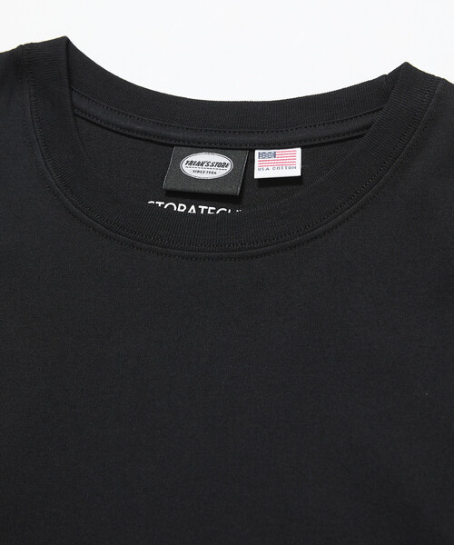 FREAK'S STORE（フリークスストア）の「限定展開 STORATECH/ストラテック ライトウェイト ベーシックシルエット Tシャツ/抗菌/防臭/制菌/UVカット/接触冷感/吸水速乾（Tシャツ/カットソー・メンズ・ネイビー/ブラック/ホワイト/グレイッシュベージュ/スミクロ・X-LARGE/LARGE/MEDIUM/SMALL）」の7枚目の写真