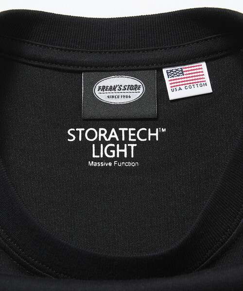 FREAK'S STORE（フリークスストア）の「限定展開 STORATECH/ストラテック ライトウェイト ベーシックシルエット Tシャツ/抗菌/防臭/制菌/UVカット/接触冷感/吸水速乾（Tシャツ/カットソー・メンズ・ネイビー/ブラック/ホワイト/グレイッシュベージュ/スミクロ・X-LARGE/LARGE/MEDIUM/SMALL）」の8枚目の写真