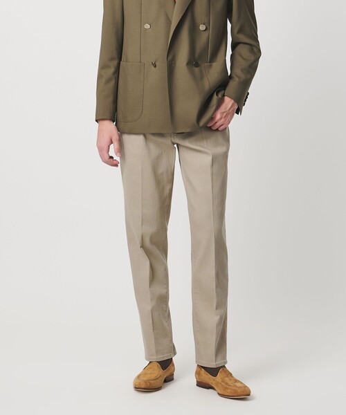 UNITED ARROWS（ユナイテッドアローズ）の「ドリル 5ポケット  ベーシック テーパード ノープリーツ パンツ（チノパンツ・メンズ・オフホワイト/グレー系/ブラック/ベージュ・L/S/M/XL）」の4枚目の写真