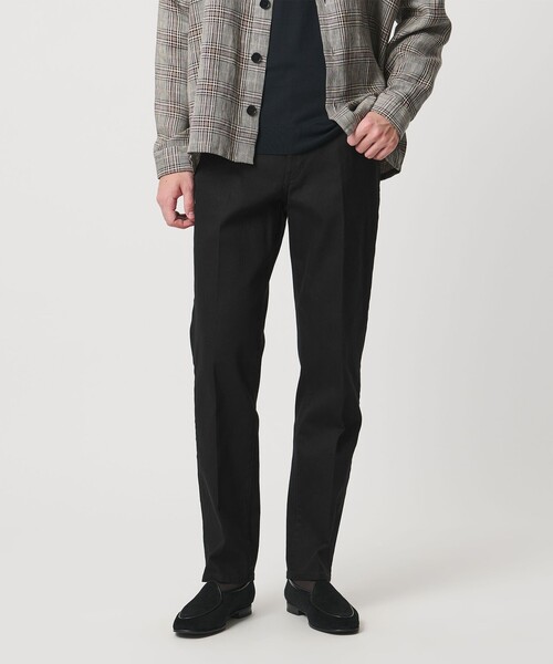 UNITED ARROWS（ユナイテッドアローズ）の「ドリル 5ポケット  ベーシック テーパード ノープリーツ パンツ（チノパンツ・メンズ・オフホワイト/グレー系/ブラック/ベージュ・L/S/M/XL）」の2枚目の写真